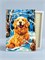 Золотистый ретривер в снегу - Собака. p57543 - фото 14768